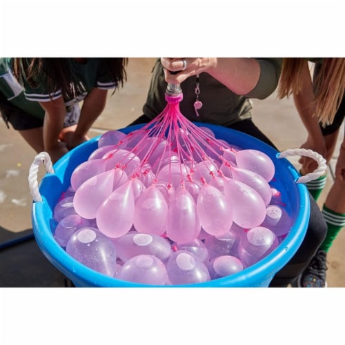 Water Balloon Rapid Fill & Tie 3pk 300ct Crazy Color Pool Party Battle Fun Zuru Perspective: bottom
