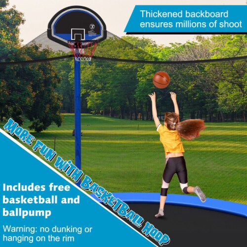 Best trampoline basketball best sale hoop