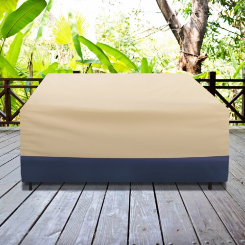 2Seater Patio Waterproof Sofa Cover Polyester Sofa Cover w/ Air Vents & Handles, 1 unit Kroger
