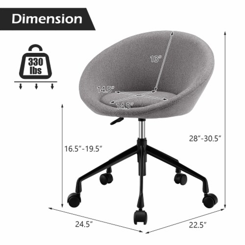 Office round on sale chair