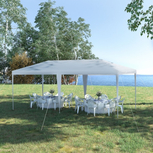 Outdoor canopy with walls top