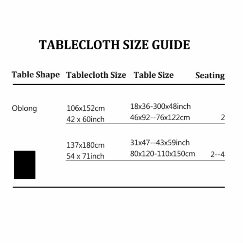 uxcell Vinyl Rectangle Tables Water Tablecloth Perspective: bottom