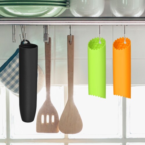 uxcell cell Garlic Peeler Silicone Tube Roller Non Slip Kitchen Tools Perspective: bottom