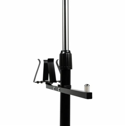Cup Holder and Towel Rack Gym Buddy Add-On for CTA Digital Floor Stands Perspective: bottom