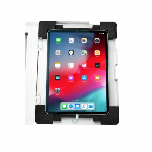 Premium Large Locking Wall Mount (White) Perspective: bottom