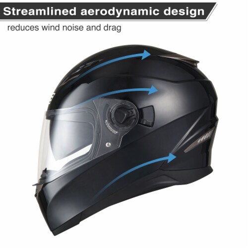 AHR RUN F1 DOT Motorcycle Full Face Helmet Dual Visors Sun Shield