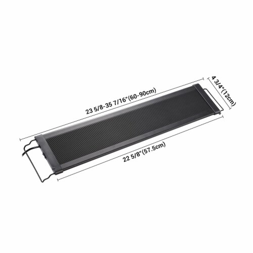 24 Multi-Color 78 LED Aquarium Light Fit For 24-35 Fish Tank Freshwater Perspective: bottom
