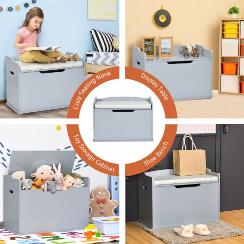 Toy chest bench with cushion hotsell