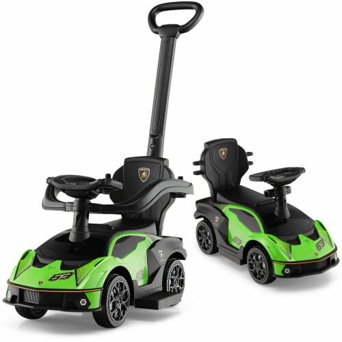 Slickblue 3 in 1 Licensed Lamborghini Ride on Push Car with Handle Guardrail 1 Unit Pick n Save