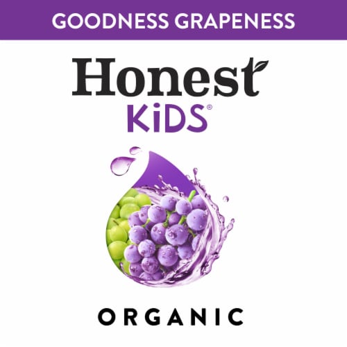 Honest Kids Goodness Grapeness Grape Fruit Juice Perspective: bottom