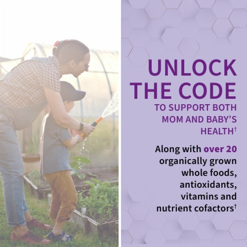 Garden of Life Vitamin Code Raw Prenatal Multivitamin, Nutritional Support for Mom & Baby, Capsules Perspective: bottom
