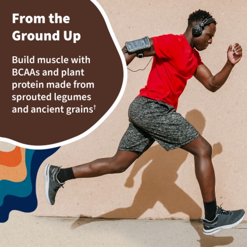 Garden of Life Raw Organic Protein to Help Build Muscle 22g Plant Based Protein Chocolate Powder Perspective: bottom