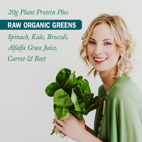 Garden of Life Raw Organic Protein & Greens 20g Vegan Protein + 6 Veggies Vanilla Powder Perspective: bottom