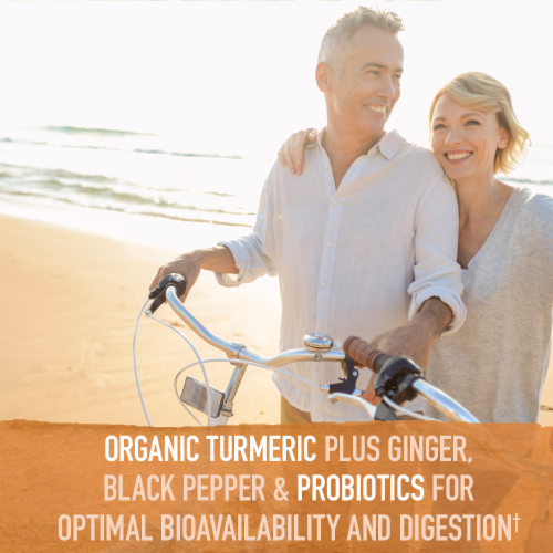 Garden of Lfe® Organics Extra Strength Turmeric Vegan Tablets Perspective: bottom