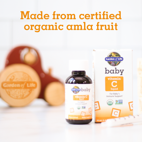 Garden of Life® Organic Baby Vitamin C Liquid 45mg Perspective: bottom
