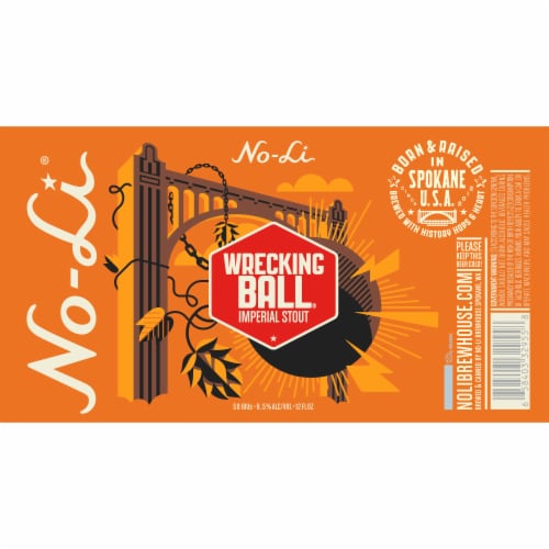 No-Li Wrecking Ball Imperial Stout Perspective: bottom