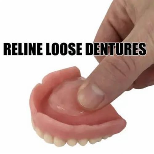 Instant Smile Complete Denture Repair Kit Perspective: bottom