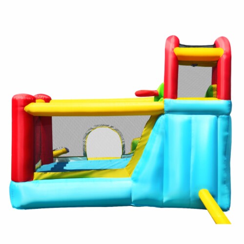 gymax inflatable splash water bouncer