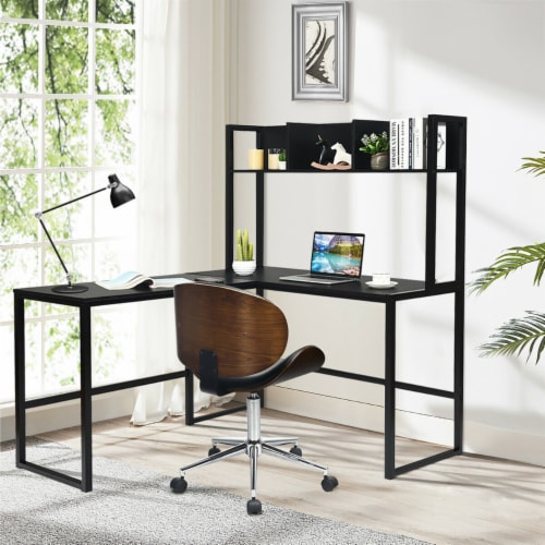 Costway l online shaped desk