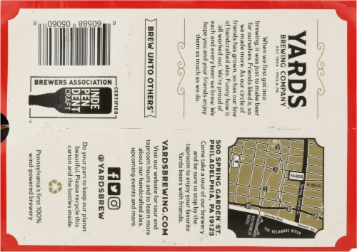 Yards Brewing® IPA Perspective: bottom