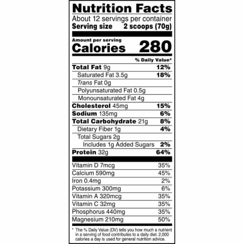Muscle Milk® Genuine Vanilla Protein Powder Perspective: bottom
