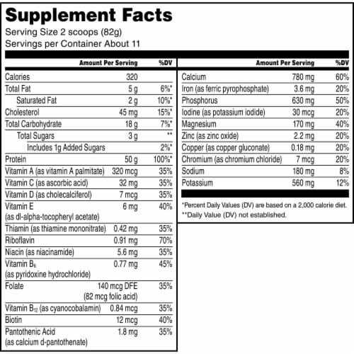 Muscle Milk® Pro Series Intense Vanilla Protein Powder Perspective: bottom