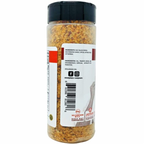 Chef Piñeiro's BBQ Seasoning From Puerto Rico, Sazonador Parrillero, 10.5 Ounces Perspective: bottom