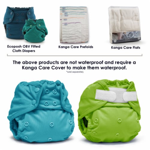 Kanga Care Rumparooz One Size Reusable Cloth Diaper Cover Snap | Peacock Perspective: bottom