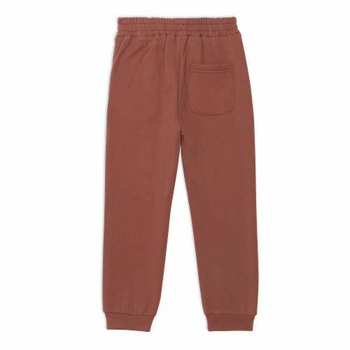 Fleece Sweatpants Mocha Brown Perspective: bottom