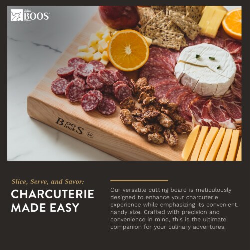 John Boos Reversible 30 Inch Wide Flat Edge Grain Cutting Board, Maple Wood Perspective: bottom