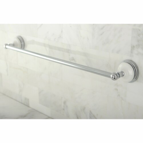 Kingston Brass BA1111C Victorian 24  Towel Bar, Polished Chrome Perspective: bottom