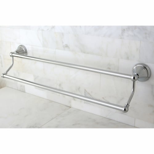 Kingston Brass BA2973C Governor 24  Dual Towel Bar, Polished Chrome Perspective: bottom