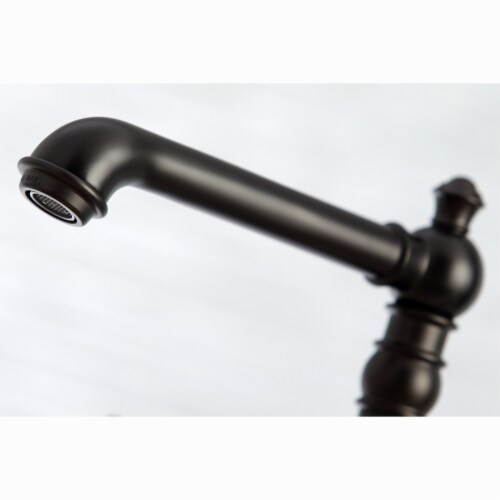 Kingston Brass KS7275ALBS English Country Kitchen Faucet with Side Sprayer, Oil Rubbed Bronze Perspective: bottom