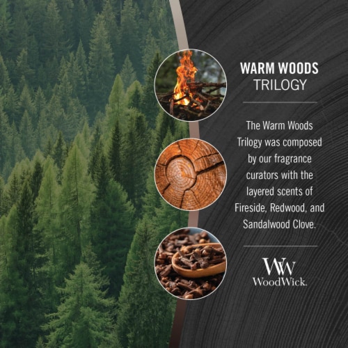 Woodwick® Trilogy Warm Woods Jar Candle Perspective: bottom
