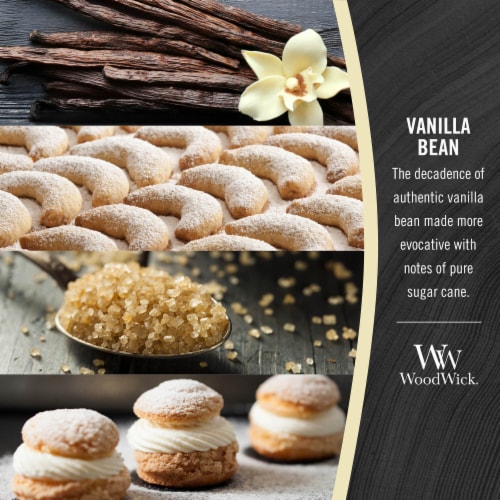 WoodWick® Vanilla Bean Large Candle Perspective: bottom