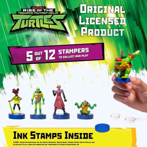 Teenage Mutant Ninja Turtles Stamps 5pk Muninn Raph Mikey