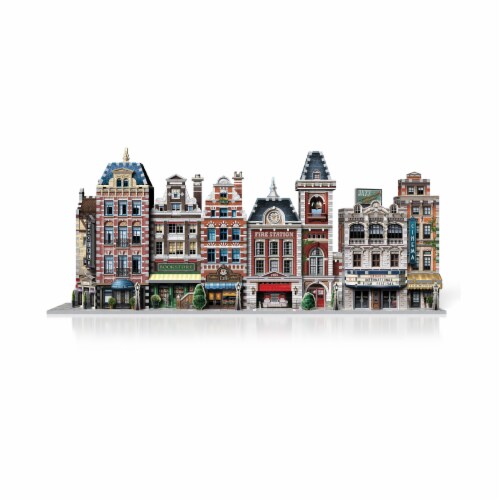 Wrebbit Urbania Collection Fire Station 3D Puzzle Perspective: bottom