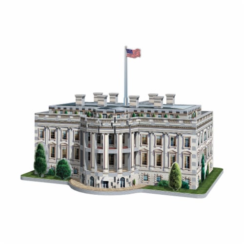 Wrebbit The White House 3D Puzzle Perspective: bottom