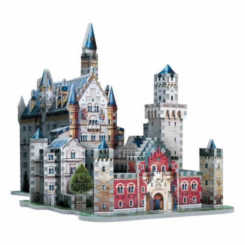 Wrebbit Neuschwanstein Castle 3D Puzzle Perspective: bottom