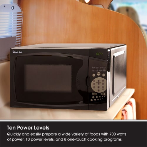 0.7 Cu. ft. Compact Small Microwave Oven Dorm 700 Watt Kitchen Countertop  Office