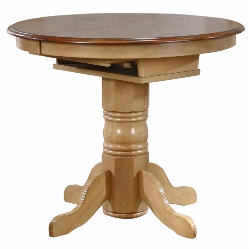 Double pedestal dining table with butterfly leaf deals