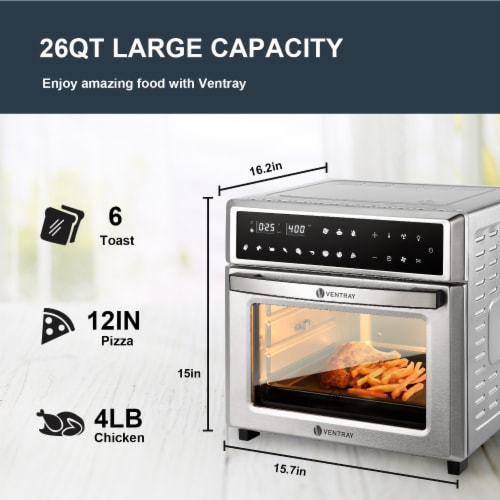 Courant Countertop French Door Convection Toaster Oven & Broiler for Easy  and Even Baking, 1 unit - Kroger