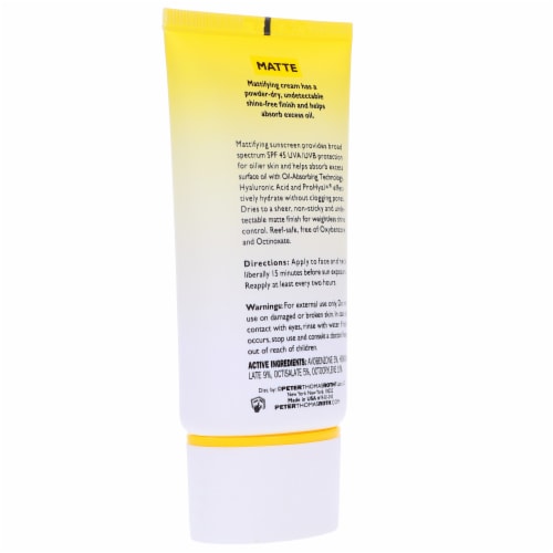 Peter Thomas Roth Max Matte Shine Control Sunscreen Broad Spectrum SPF 45 50ml/1.7oz Perspective: bottom