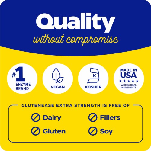 Enzymedica® GlutenEase® Extra Strength Capsules Perspective: bottom