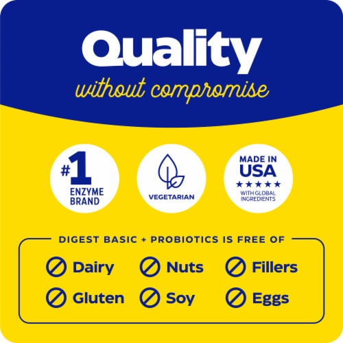 Enzymedica® Digest Basic™ + Probiotics Capsules Perspective: bottom