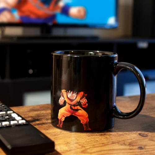 Dragon Ball Z Custom Goku Symbol Heat reactive Mug |Black Ceramic, 1 Each -  Ralphs
