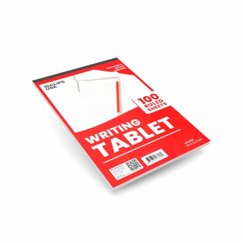 E-Clips USA Ruled Writing Tablet 48-Units Perspective: bottom