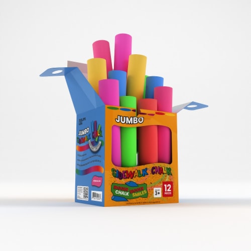 12 piece chalk Perspective: bottom