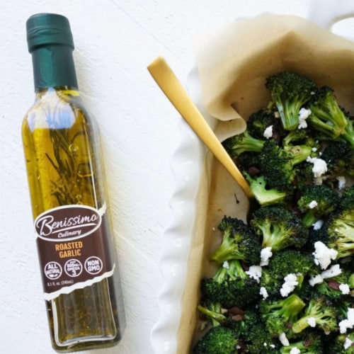 Benissimo Roasted Garlic Oil Perspective: bottom