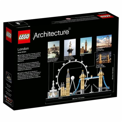 LEGO Architecture Skyline Collection London City 468 Piece Block Building Set Perspective: bottom